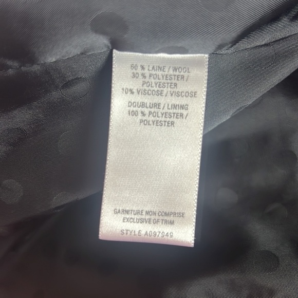 Jacob Women’s Red Stylish Wool Waist Blazer Pea Coat Size XS - Picture 10 of 13